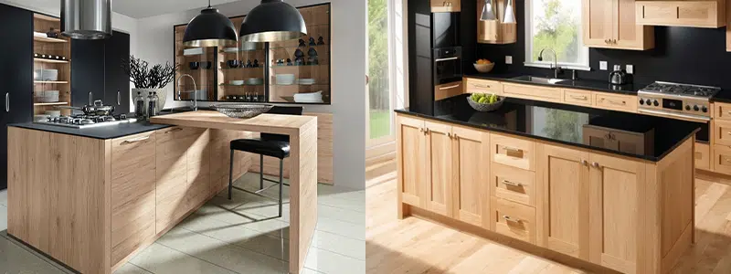 Matte or Glossy Black Countertops