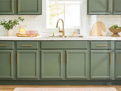 Sage Green Kitchen Cabinet