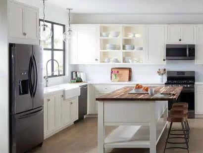 what color cabinet with appliance