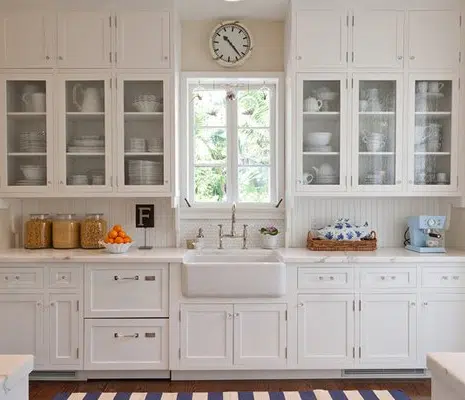 Glass-Front Kitchen Cabinets