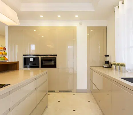 Glossy Finish Cabinets