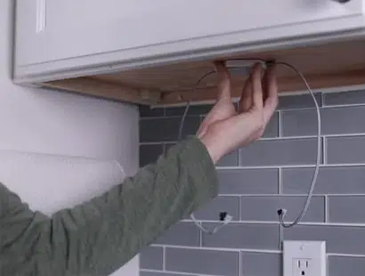 How to Hide Under Cabinet Lighting Wires