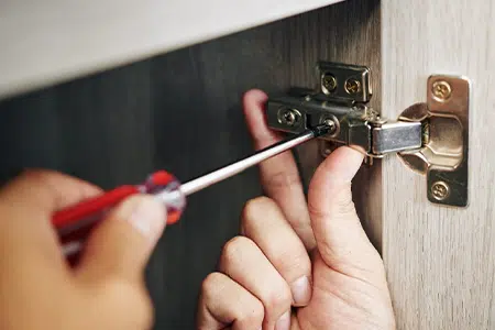 How to Adjust Cabinet Door Hinges- Step By Step Guide 7 Loosen the Screw