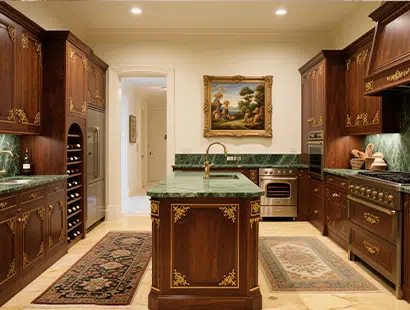 How to Design Large U-Shape Kitchen