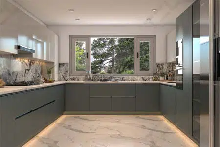 U Shaped Kitchen Layouts