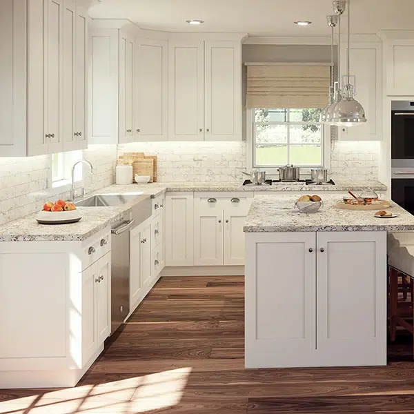 Armário de cozinha de 76 cm com gavetas