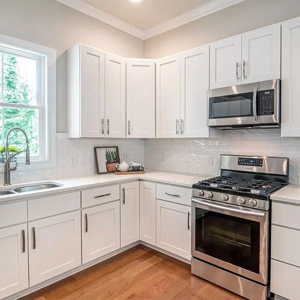 Armário de cozinha com 76 cm de largura